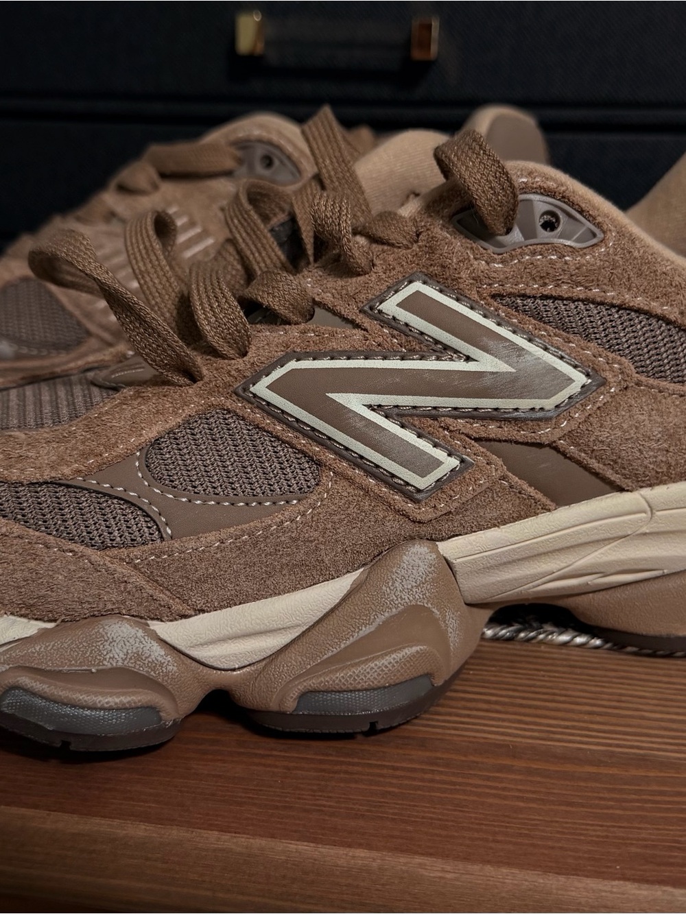 New Balance 9060 Timberwolves Distressed Mushroom Brown